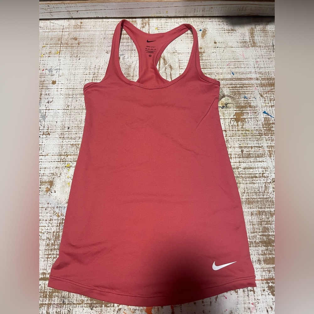 Pink Nike dry fit tank top
